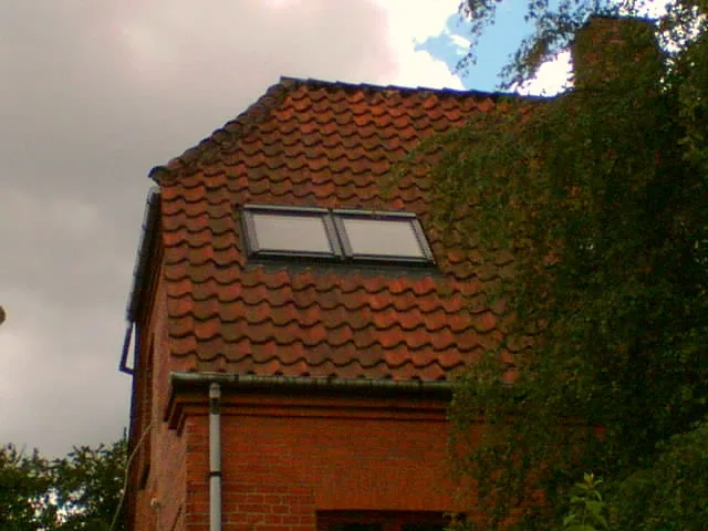 Vippevindue fra Velux set udefra